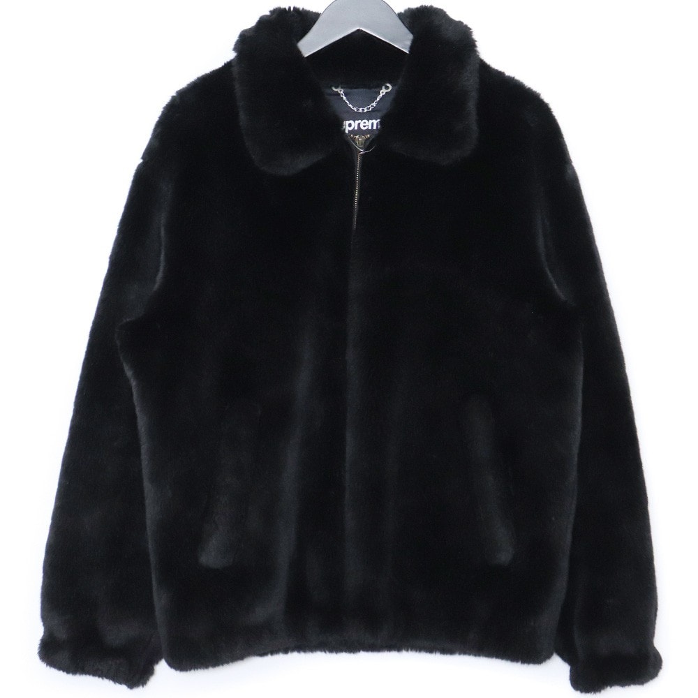Supreme Faux Fur Bomber Jacket "Black"