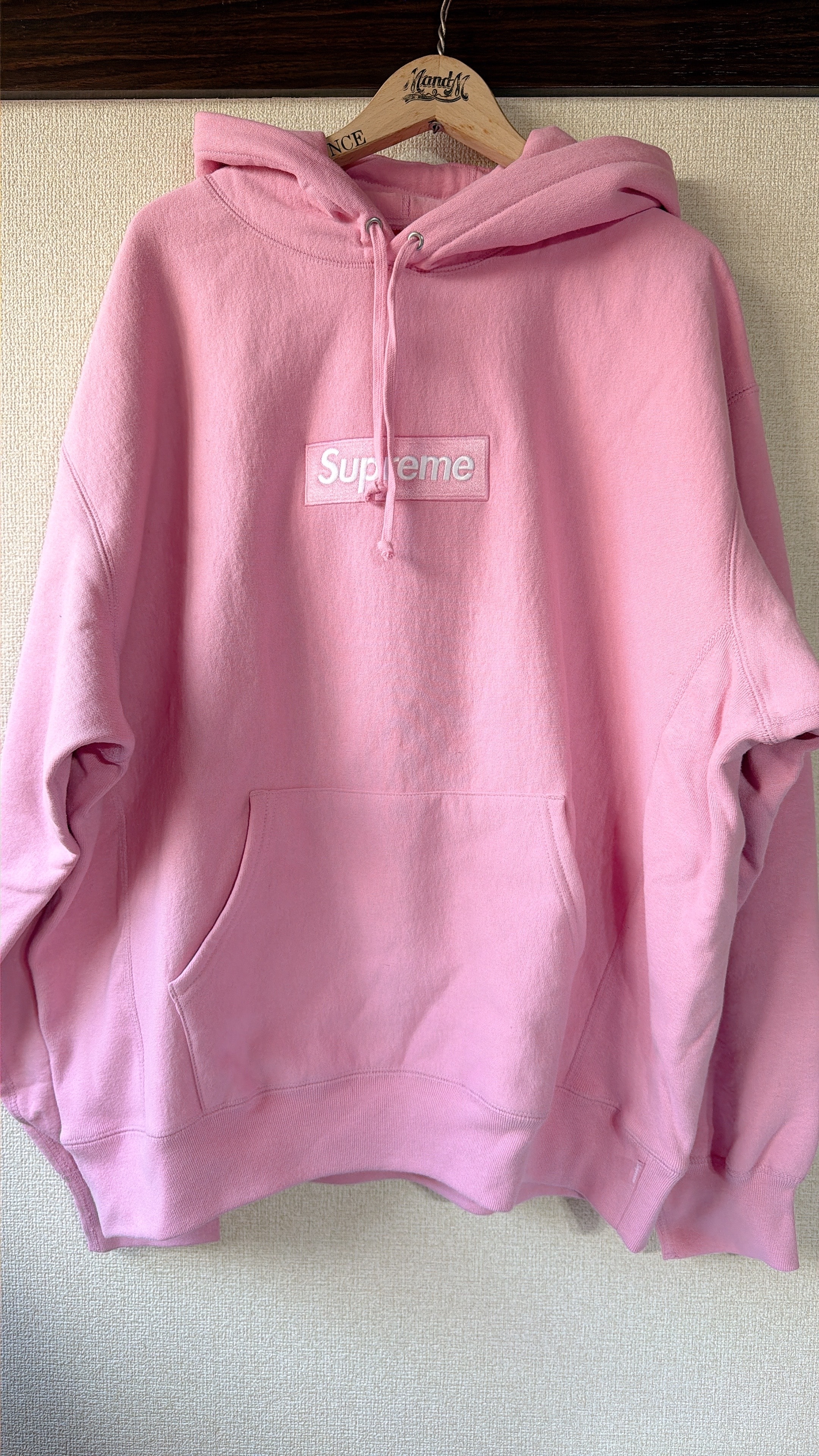 Supreme Box Logo Hooded Sweatshirt "Pink" (24FW)
