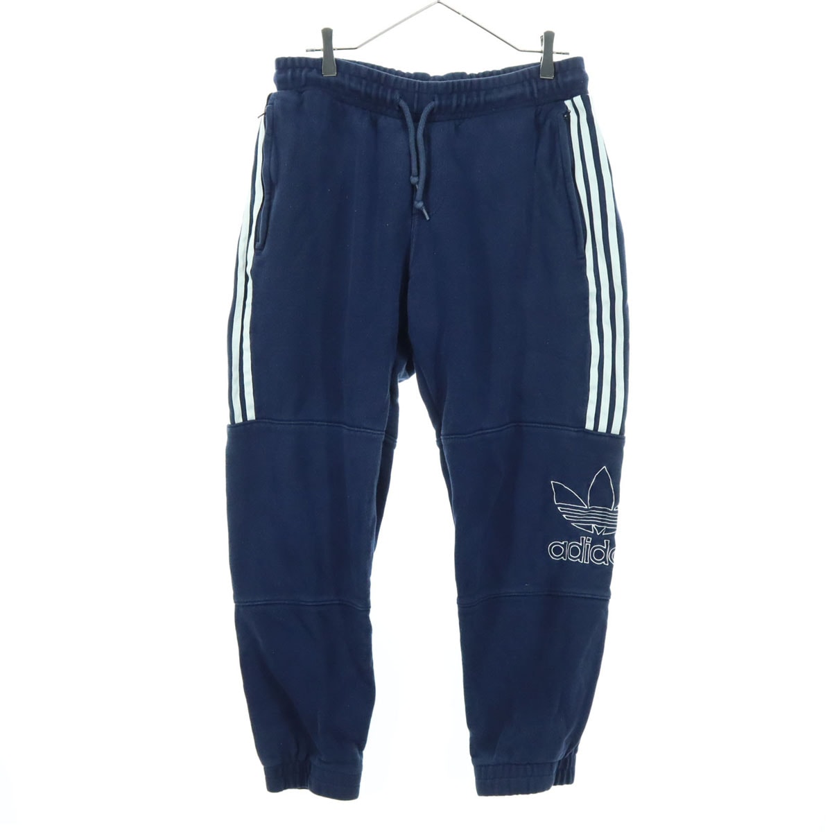 adidas アディダス トレフォイルロゴ スウェットパンツ ネイビー
