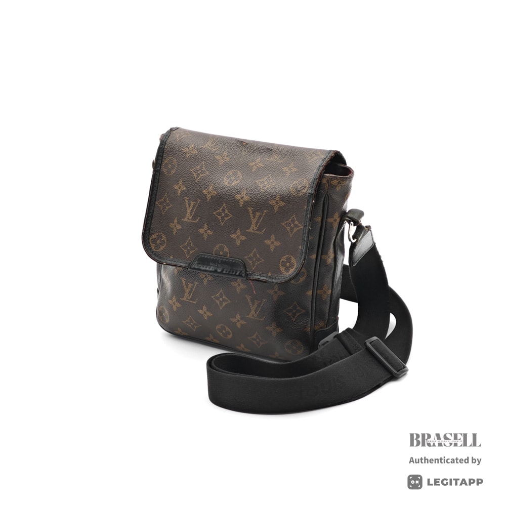LOUIS VUITTON ルイ・ヴィトン バス PM モノグラム・マカサー M56717 AA4171 ショルダーバッグ Coated Canvas ユニセックス