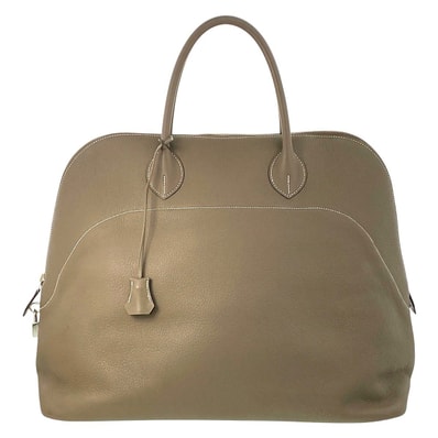 HERMES エルメス ボリード リラックス 45 ハンドバッグ トリヨンクレマンス エトゥープ T(2015)刻印 レディース【中古】