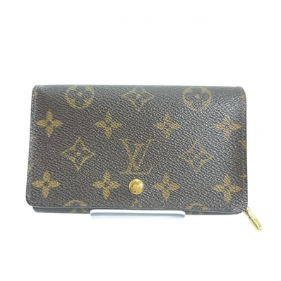 ルイヴィトン LOUIS VUITTON ポルトモネビエ・トレゾール M61730 モノグラム 二つ折り財布