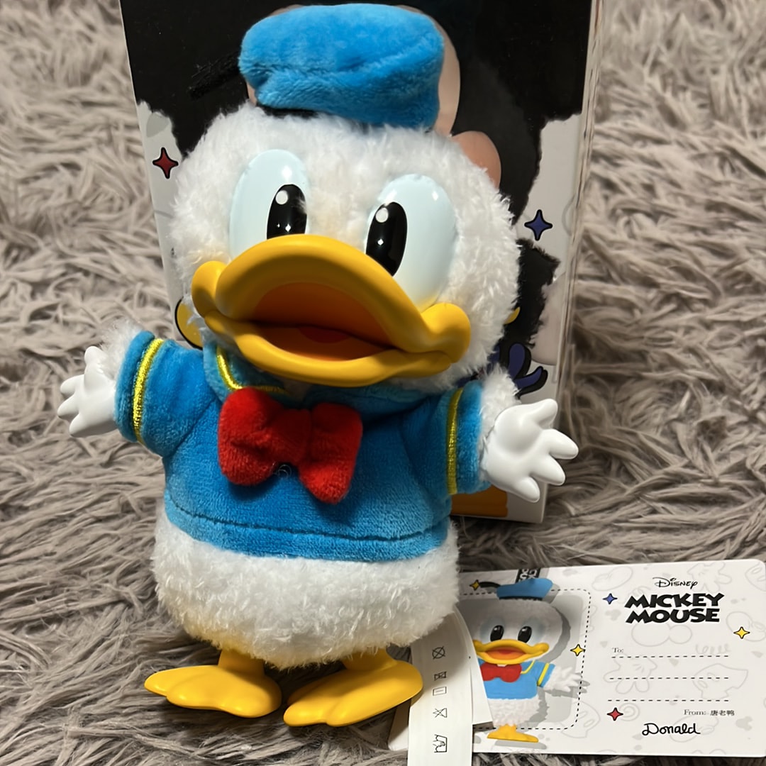 POP MART DISNEY Mickey Family Cute Together Series Plush Keychain Donald