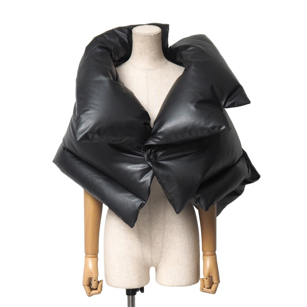 ■美品■2023AW■JUNYA WATANABE COMME des GARCONS ジュンヤワタナベ コムデギャルソン fake leather puffe jacket ジャケット サイズXS ブランド古着【中古】20251217/RA6865