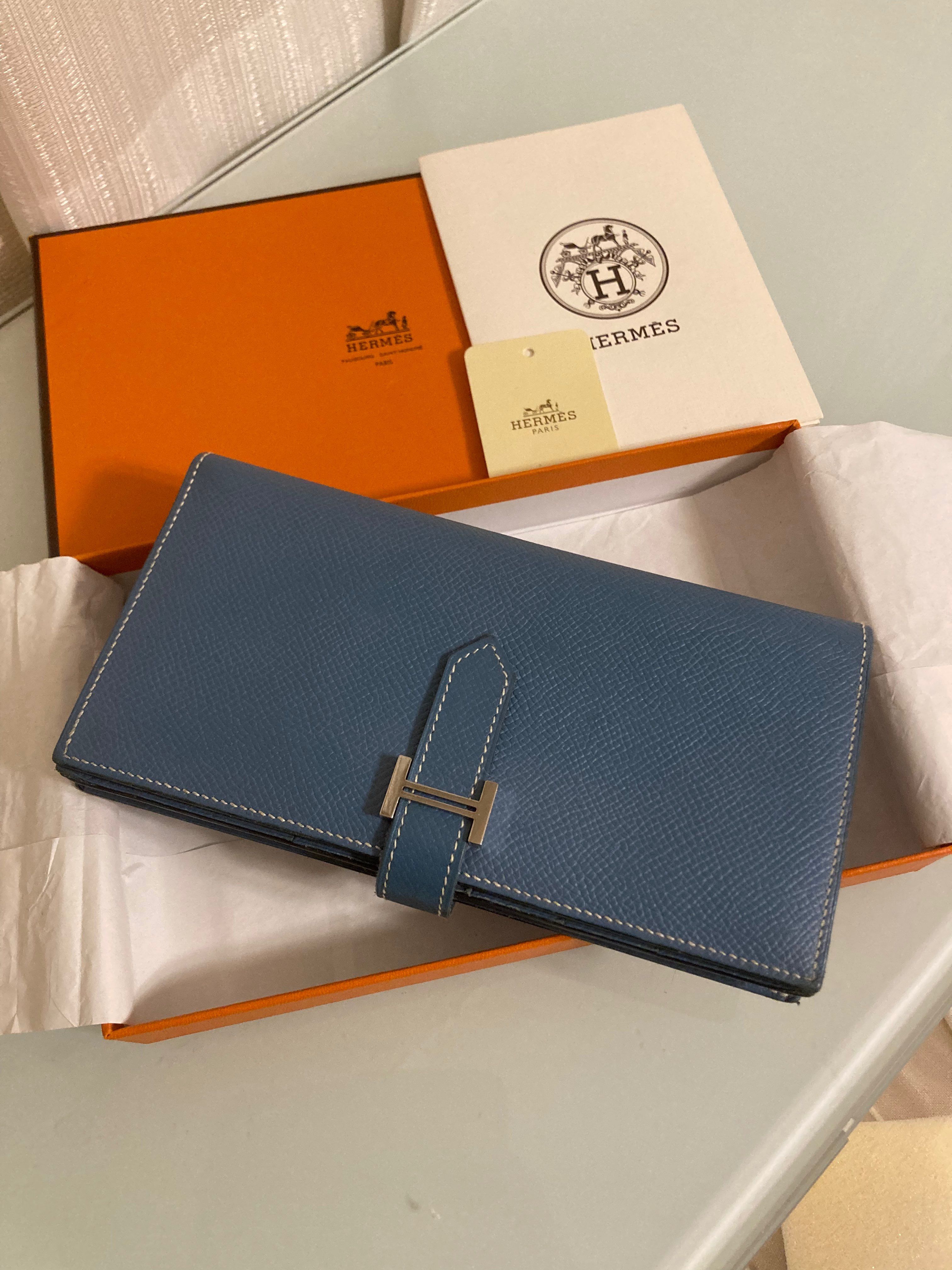 エルメス ベアン  スフレ 長財布 美品