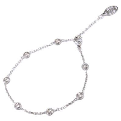 カルティエ 750WG ダムール 7Pダイヤモンド