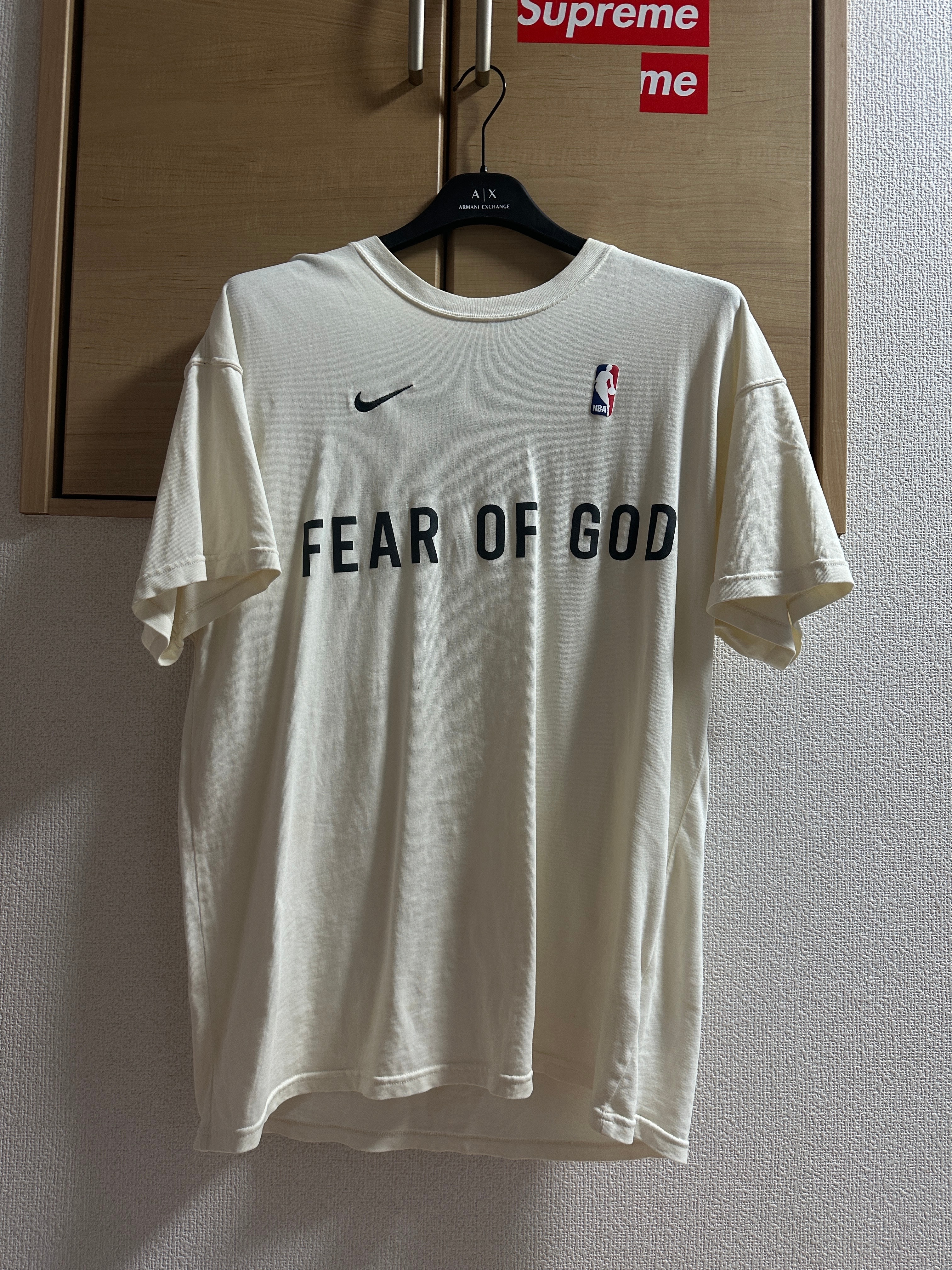 FEAR OF GOD / Nike Warm Up T-Shirt "Sail"