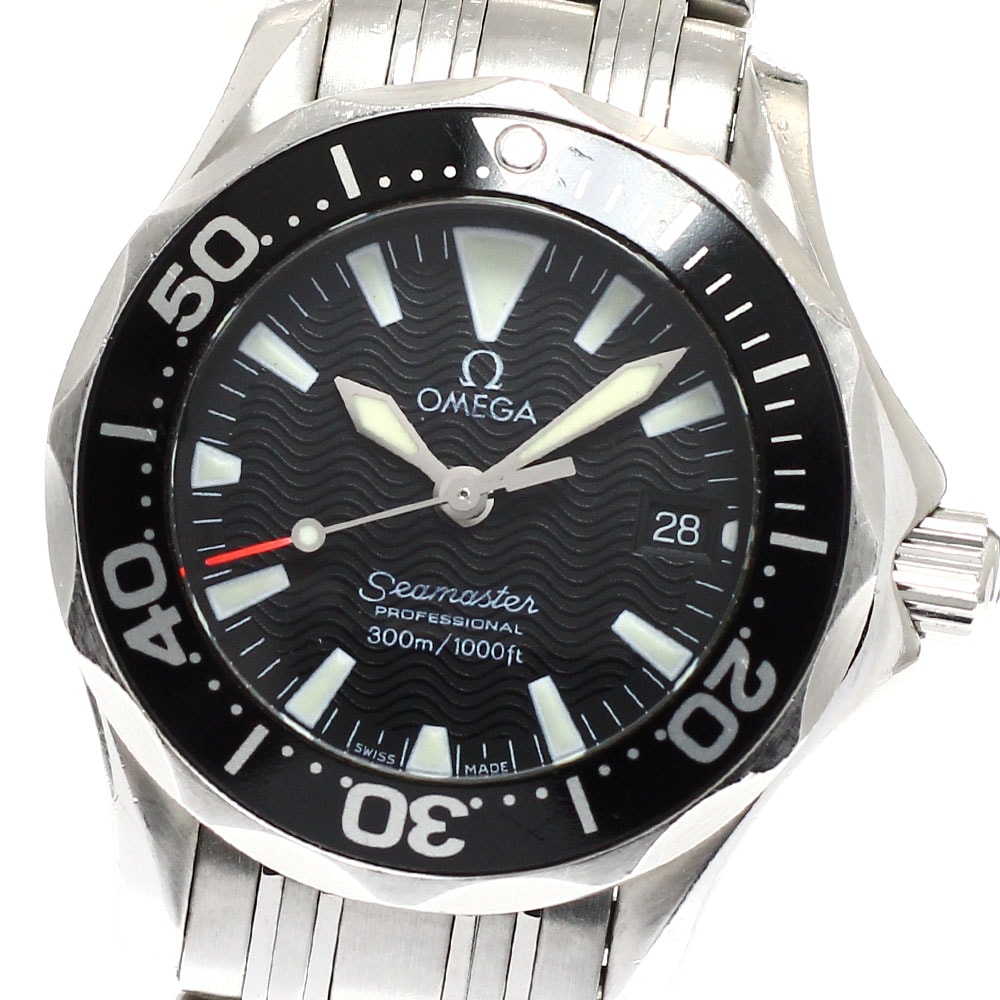 ★保 オメガ シーマスター300 デイト 2282.50 レディース 【中古】