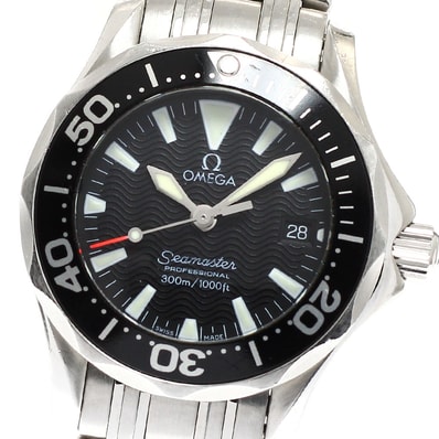 ★保 オメガ シーマスター300 デイト 2282.50 レディース 【中古】