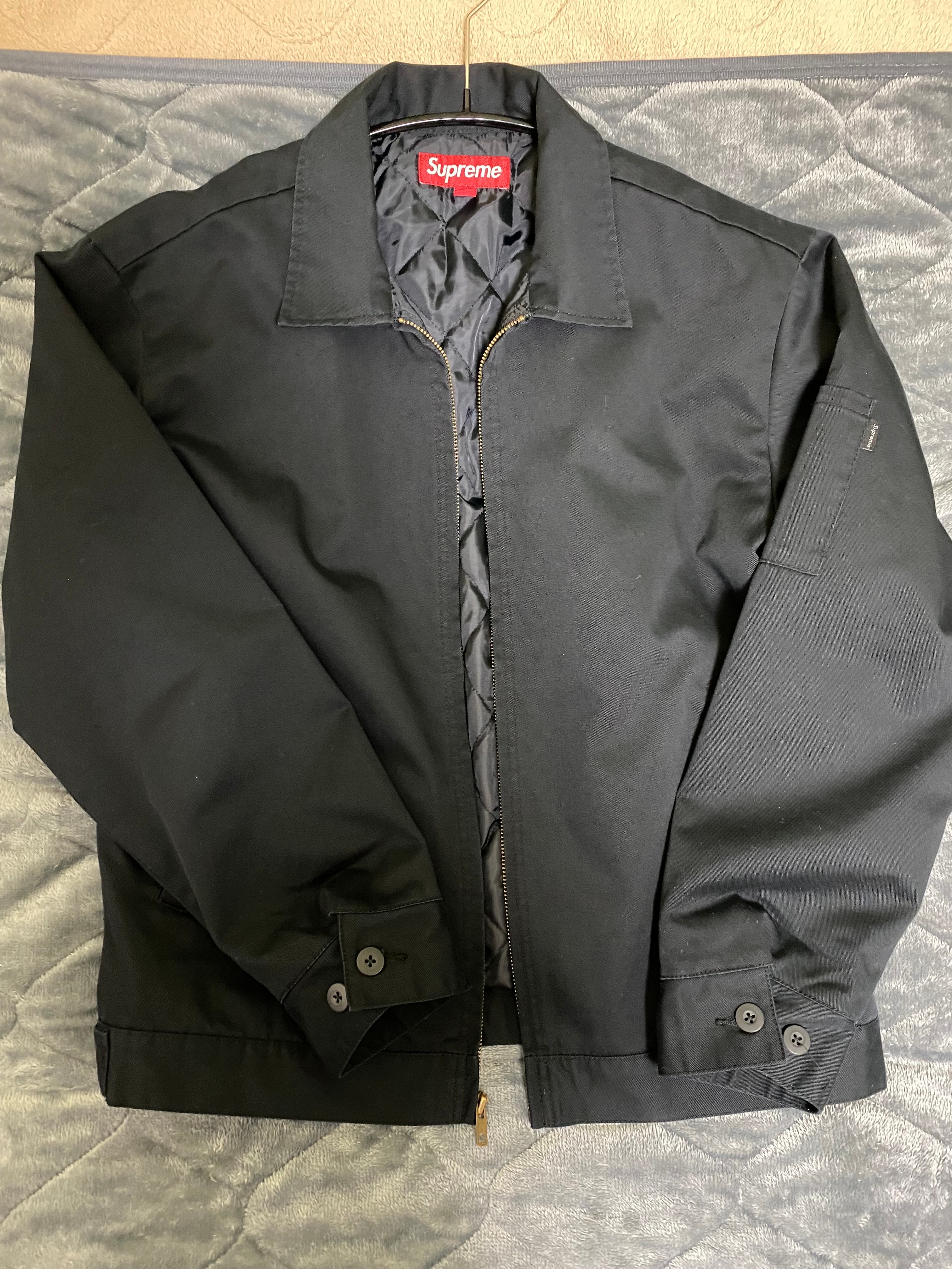 Supreme H.R. Giger Embroidered Work Jacket "Black"