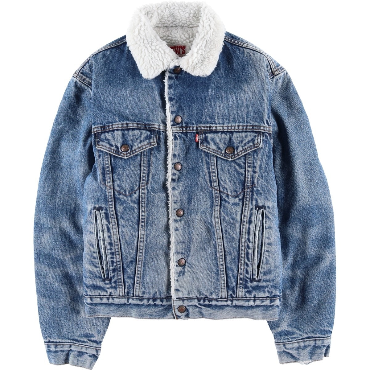 古着 90年代 リーバイス Levi's 70608-0216 デニムボアジャケット USA製 メンズM相当 ヴィンテージ/eaa611139