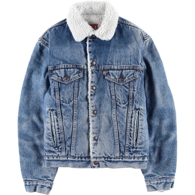 古着 90年代 リーバイス Levi's 70608-0216 デニムボアジャケット USA製 メンズM相当 ヴィンテージ/eaa611139
