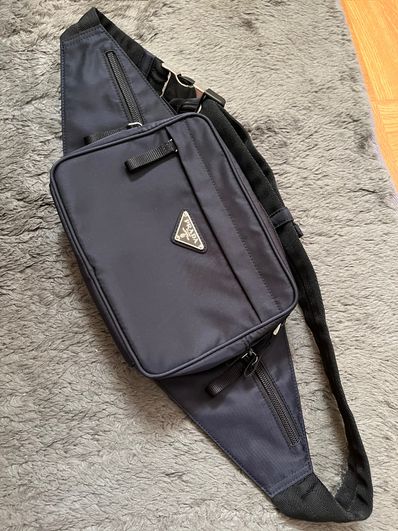 PRADA Nylon Belt Bag "Black"