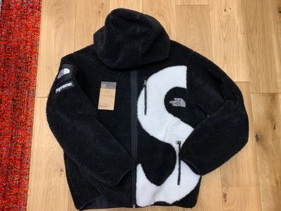 Supreme x The North Face S Logo Hooded Fleece Jacket "Black"