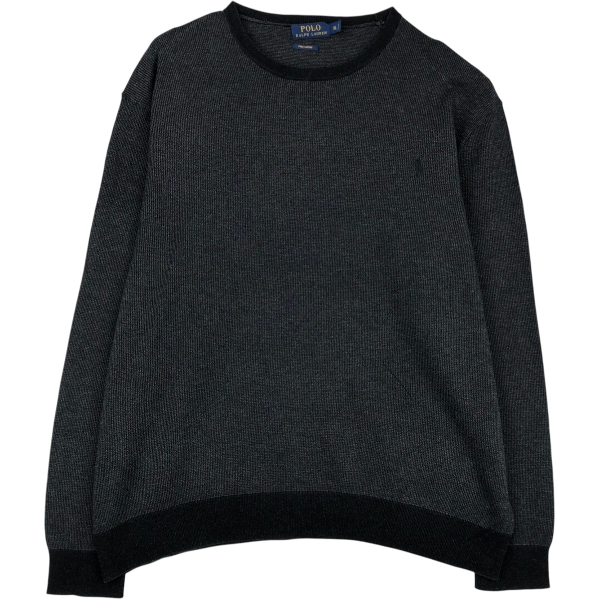 古着 ラルフローレン Ralph Lauren POLO RALPH LAUREN ピマコットンニットセーター メンズXL相当/eaa637196