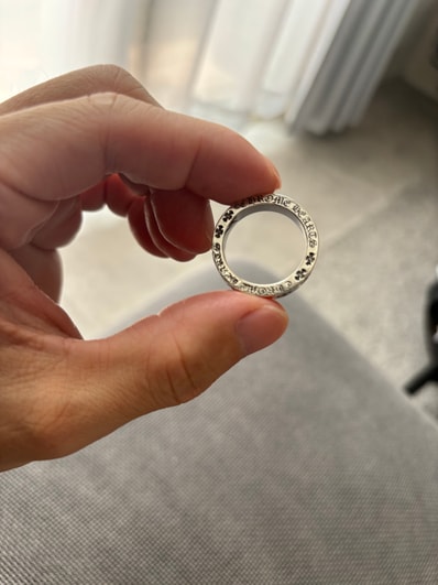 Chrome Hearts 6mm Spacer Ring FOREVER "Silver"