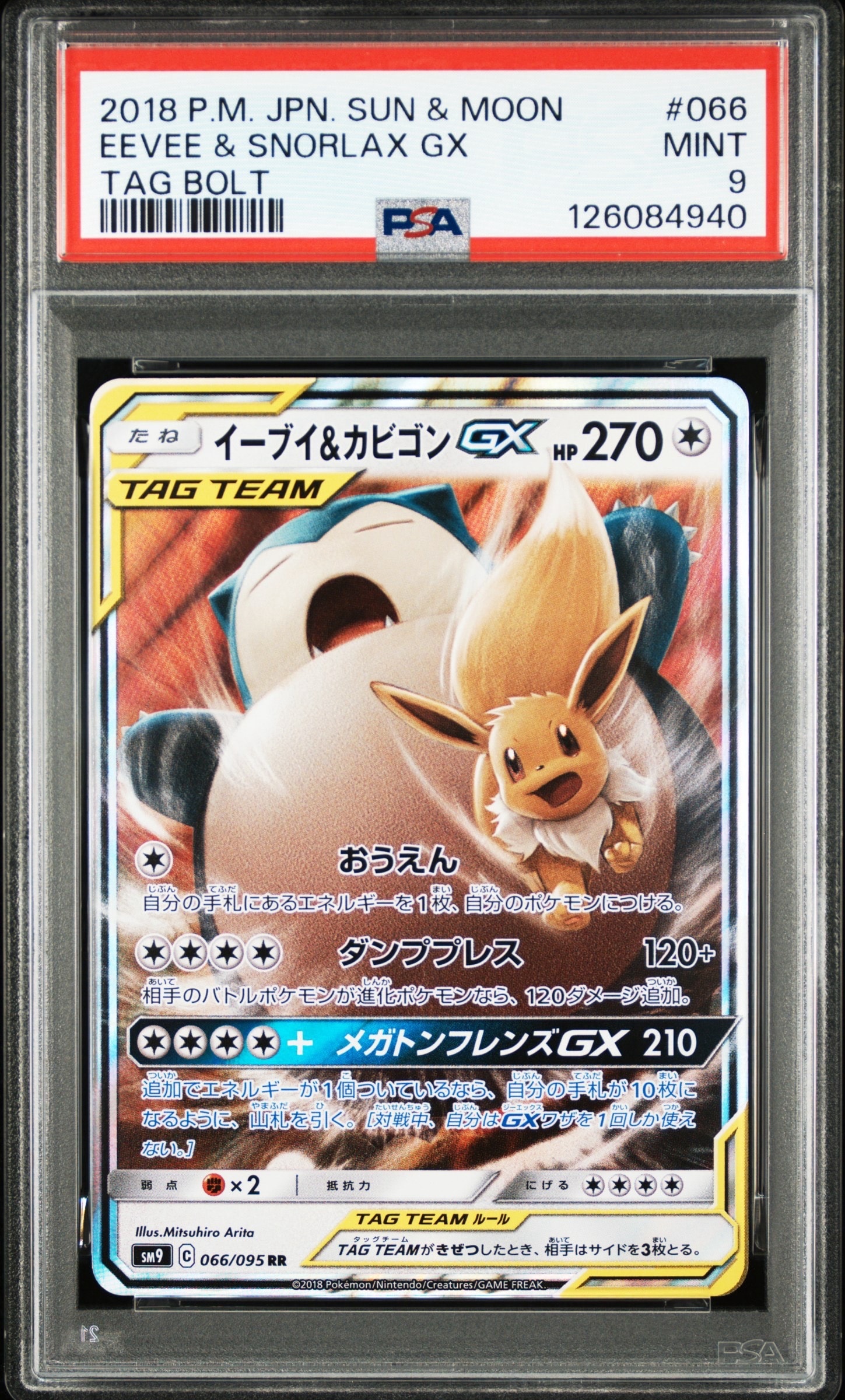 イーブイ&カビゴンGX RR [SM9 066/095](拡張パック「タッグボルト」)
