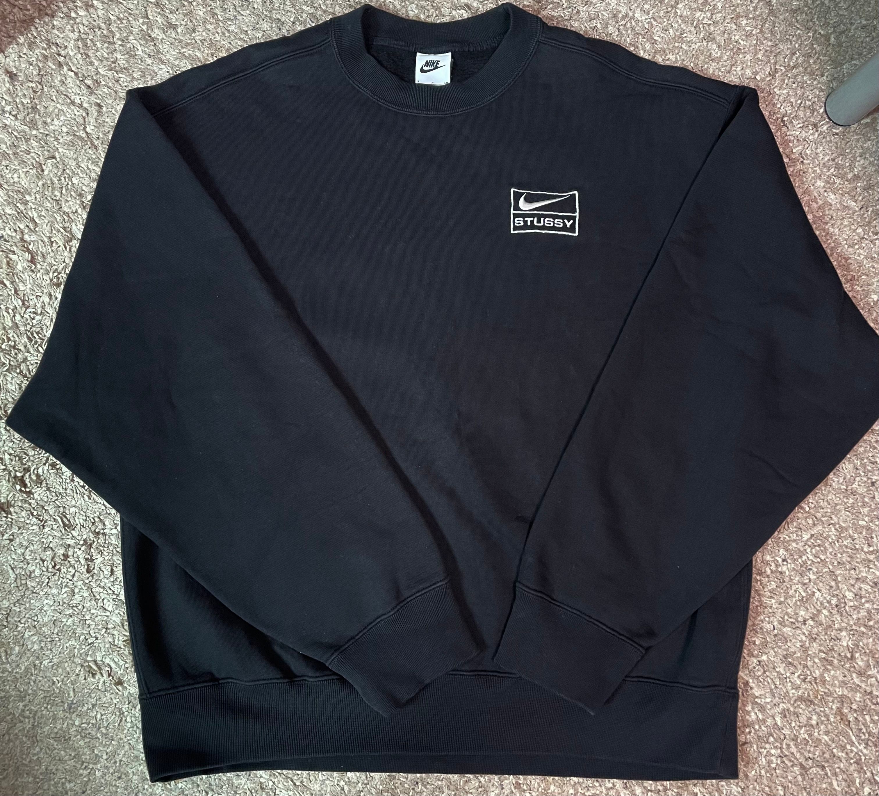 Stussy x Nike Wash Crew (US Size) "Black" DO5310-010