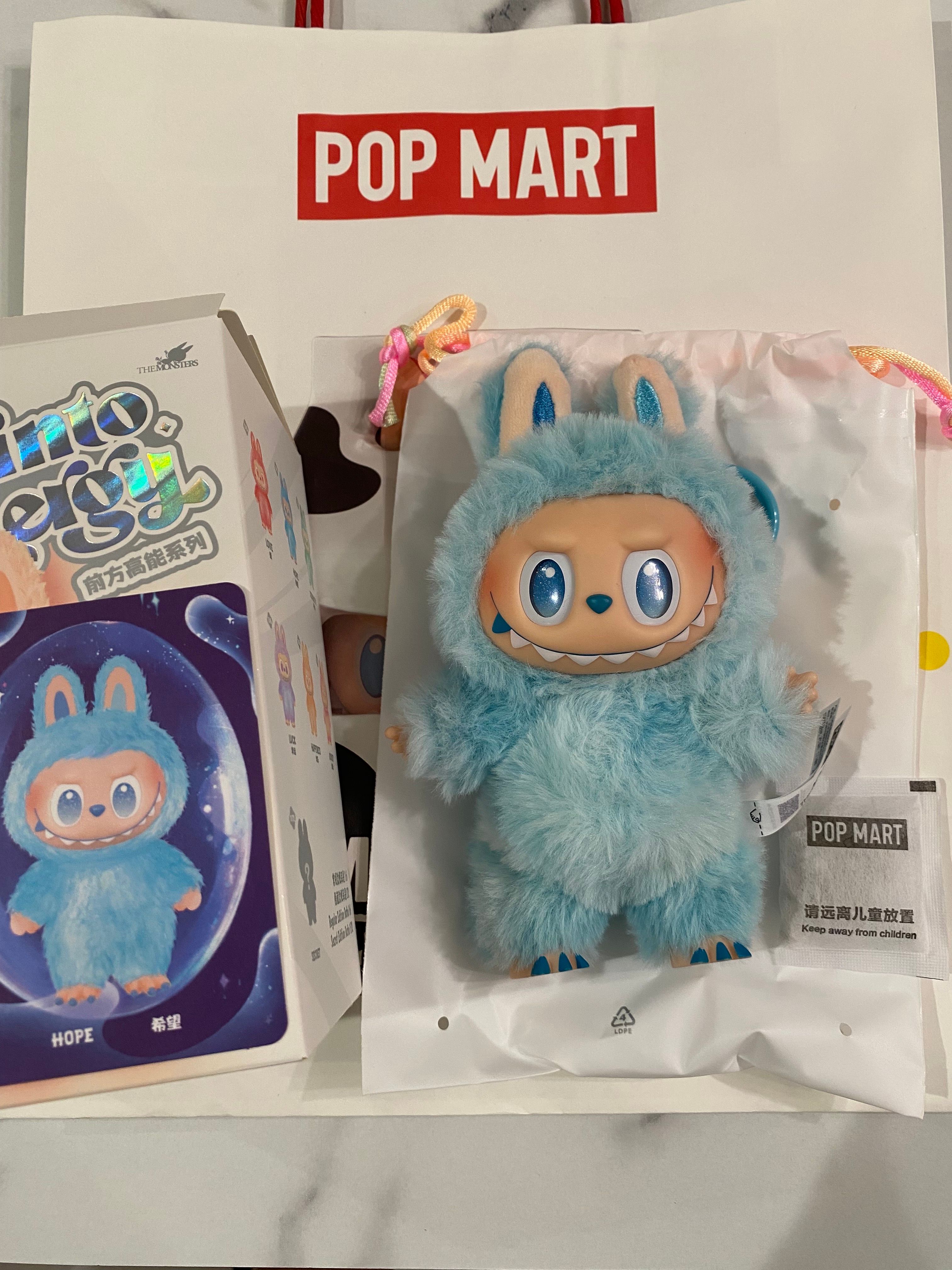 POP MART THE MONSTERS (LABUBU) Big into Energy Series Plush Pendant HOPE