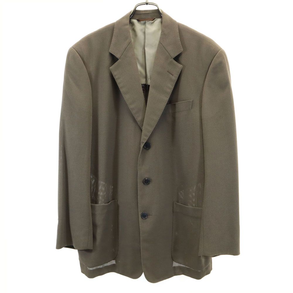 Christian Dior クリスチャンディオール 90s 日本製 オールド 長袖 テーラードジャケット M カーキ系