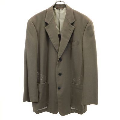 Christian Dior クリスチャンディオール 90s 日本製 オールド 長袖 テーラードジャケット M カーキ系