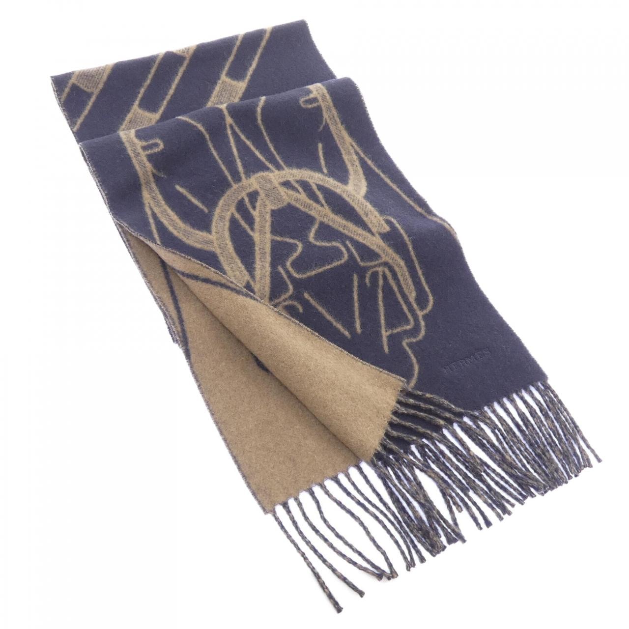 エルメス HERMES TETE A TETE EQUESTRE H393398T MUFFLER