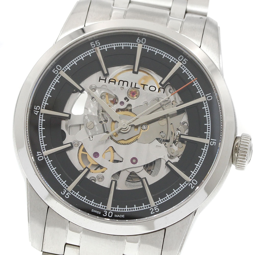 ☆良品 ★保 ハミルトン レイルロード  H406550 メンズ 【中古】