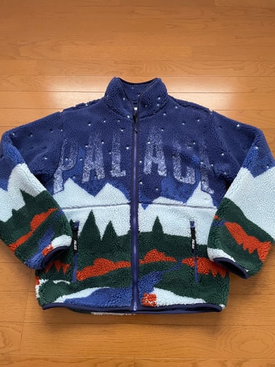 PALACE Peak Funnel Fleece "Blue"