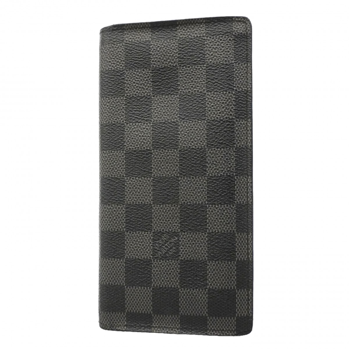 【6gc2855-k】ルイヴィトン 長財布 ダミエ・グラフィット ポルトフォイユブラザ N62665 ブラック【中古】メンズ
