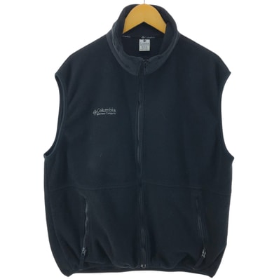 古着 90年代 コロンビア Columbia 白タグ フリースベスト USA製 メンズXL相当 ヴィンテージ/eaa525869