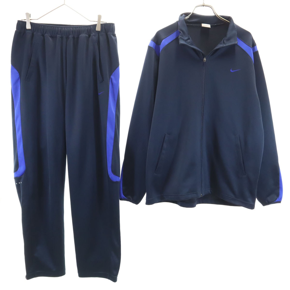 NIKE ナイキ トラックジャケット 上下セットアップ XL ネイビー ジャージ