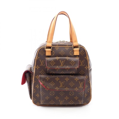 ルイ・ヴィトン LOUIS VUITTON エクサントリシテ ハンドバッグ バッグ PVCコーティングキャンバス レザー モノグラム レディース ブラウン系 M51161 【中古】