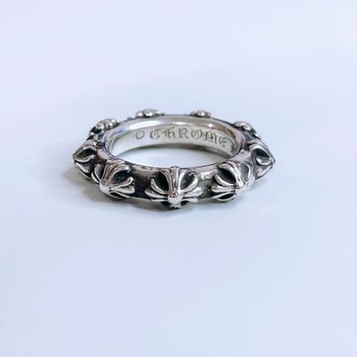 Chrome Hearts Cross Band Ring "Silver"