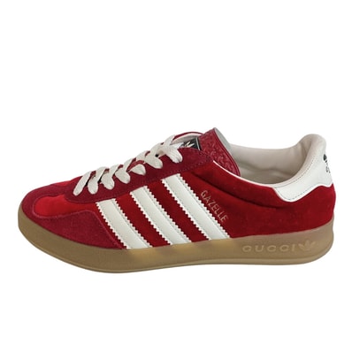 グッチ GUCCI スニーカー GAZELLE ガゼル スニーカー ベロア スエード レッド