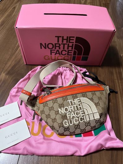 Gucci x The North Face Belt Bag "Beige Ebony"
