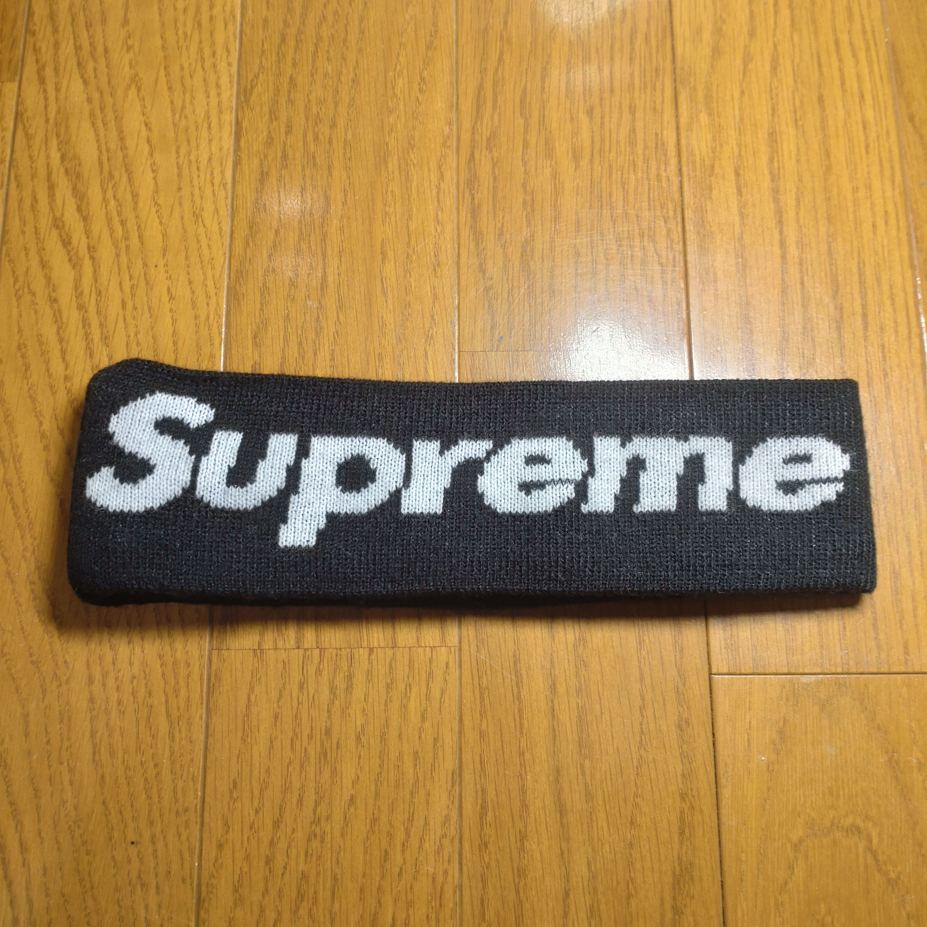 Supreme / New Era® Big Logo Headband "Black"