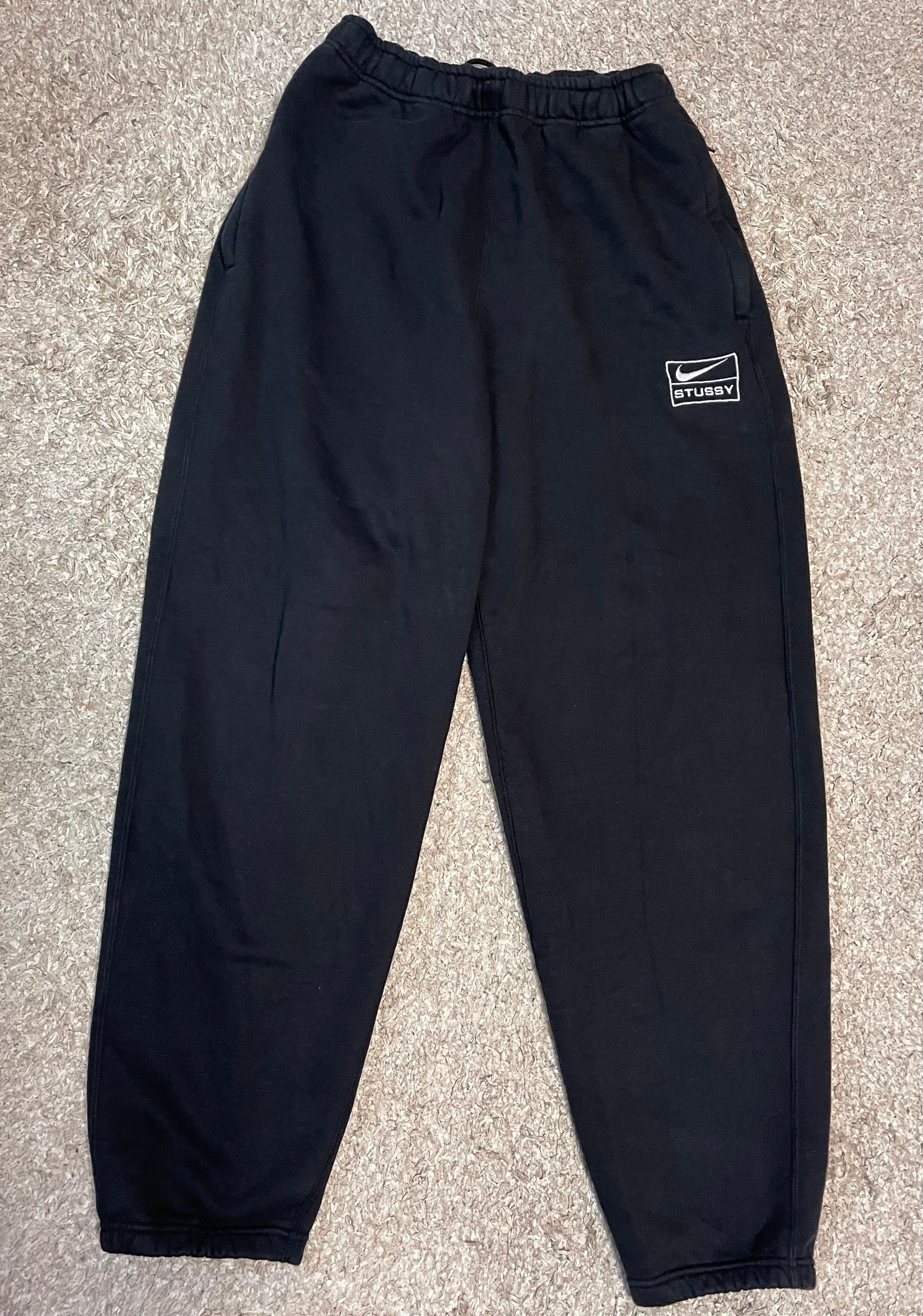 Stussy x Nike Washed Pants (US Size) "Black" DO5296-010