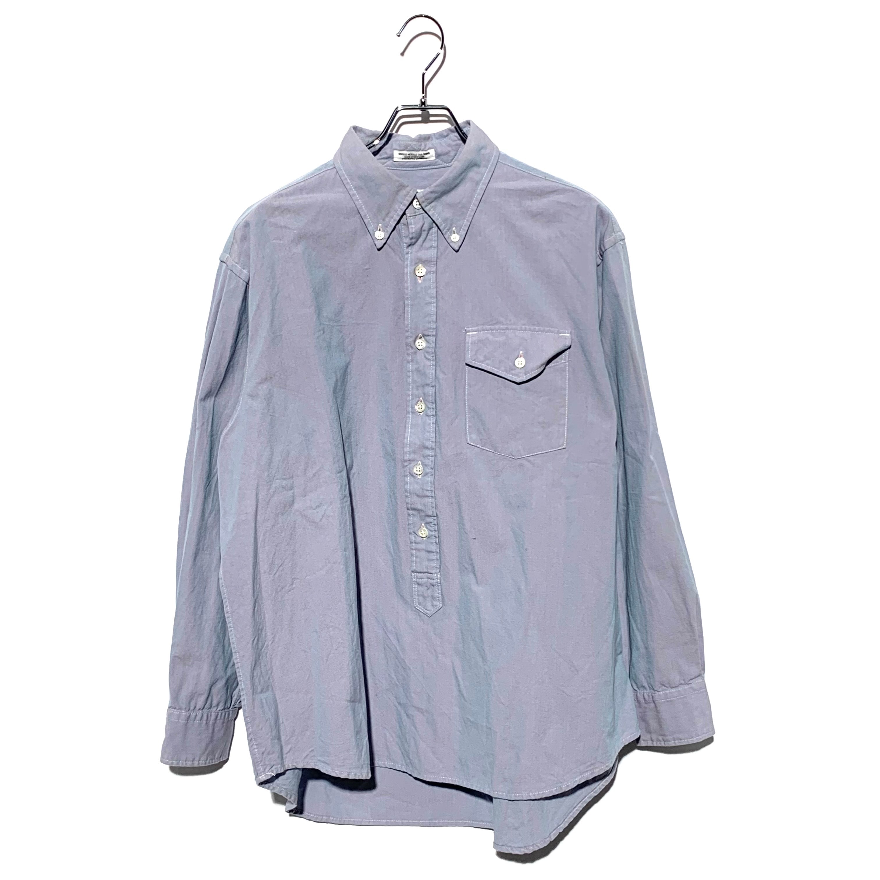 ENGINEERED GARMENTS IVY BD Shirt-Cotton Iridescent Blue
