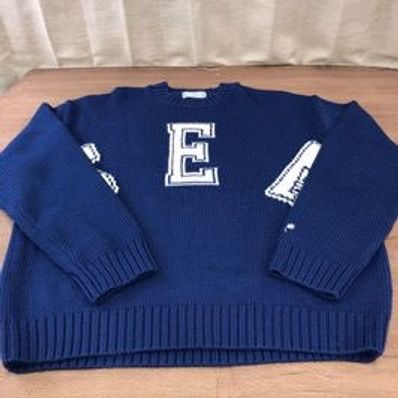 WIND AND SEA LETTERED CREWNECK SWEATERN "Blue"