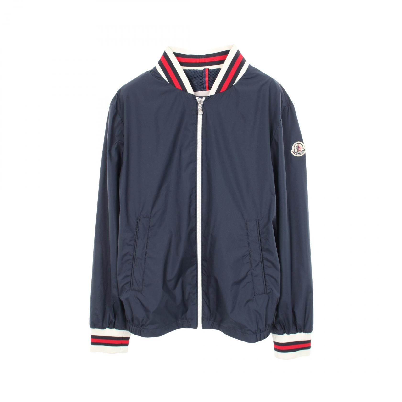 モンクレール MONCLER MAKI ブルゾン キッズ ブルゾン 衣料品 アウター ポリエステル レディース ネイビー系 【中古】