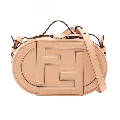 フェンディ FENDI オーロック スモール カメラバッグ ハンドバッグ バッグ レザー レディース ピンク系 8BS058 【中古】