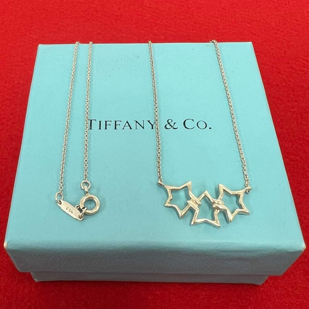 TIFFANY&Co. ティファニー トリプルスター ネックレス シルバー925 ネックレス シルバー
 43028