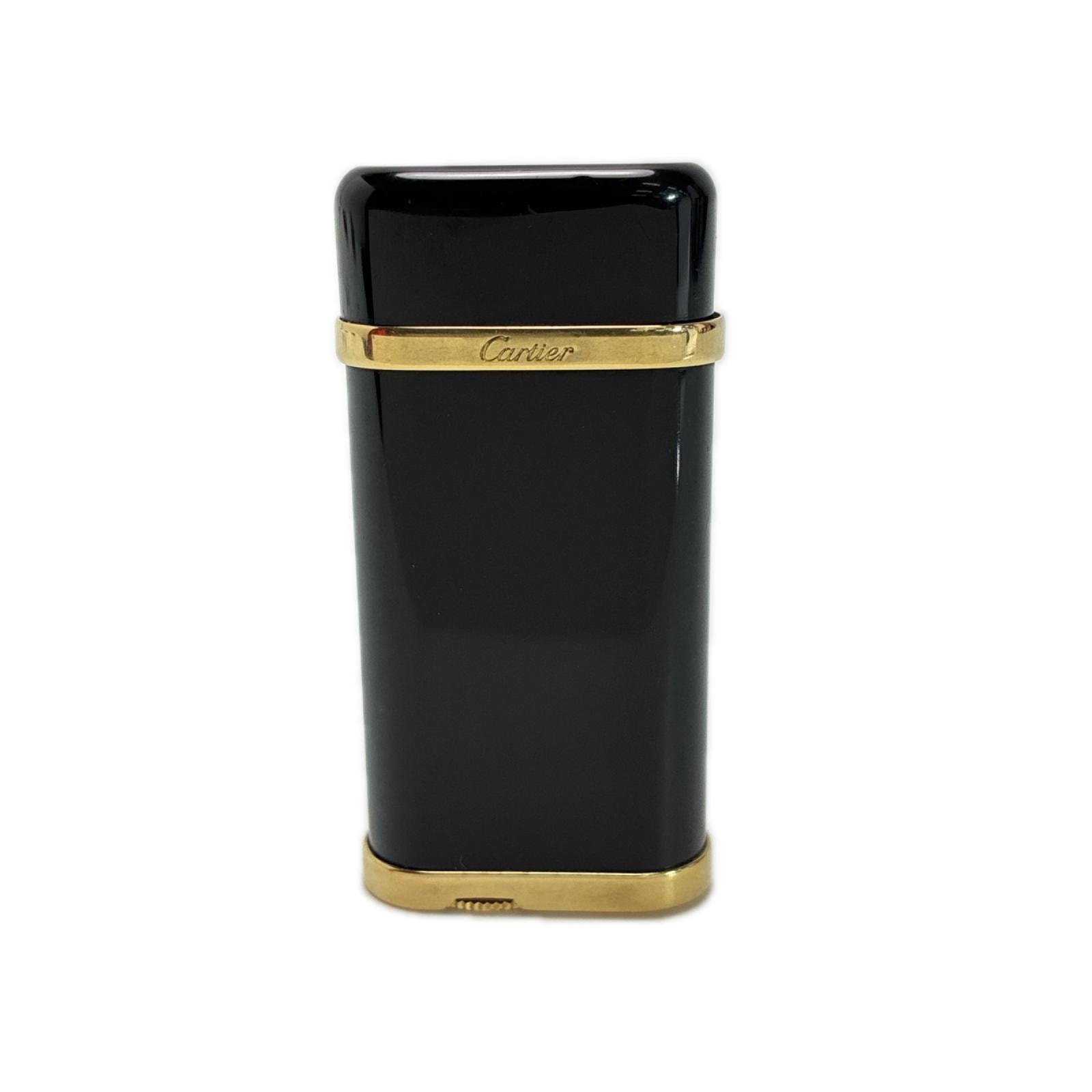 Cartier カルティエ ガスライター ヴィンテージ ブラックラッカー ローラー