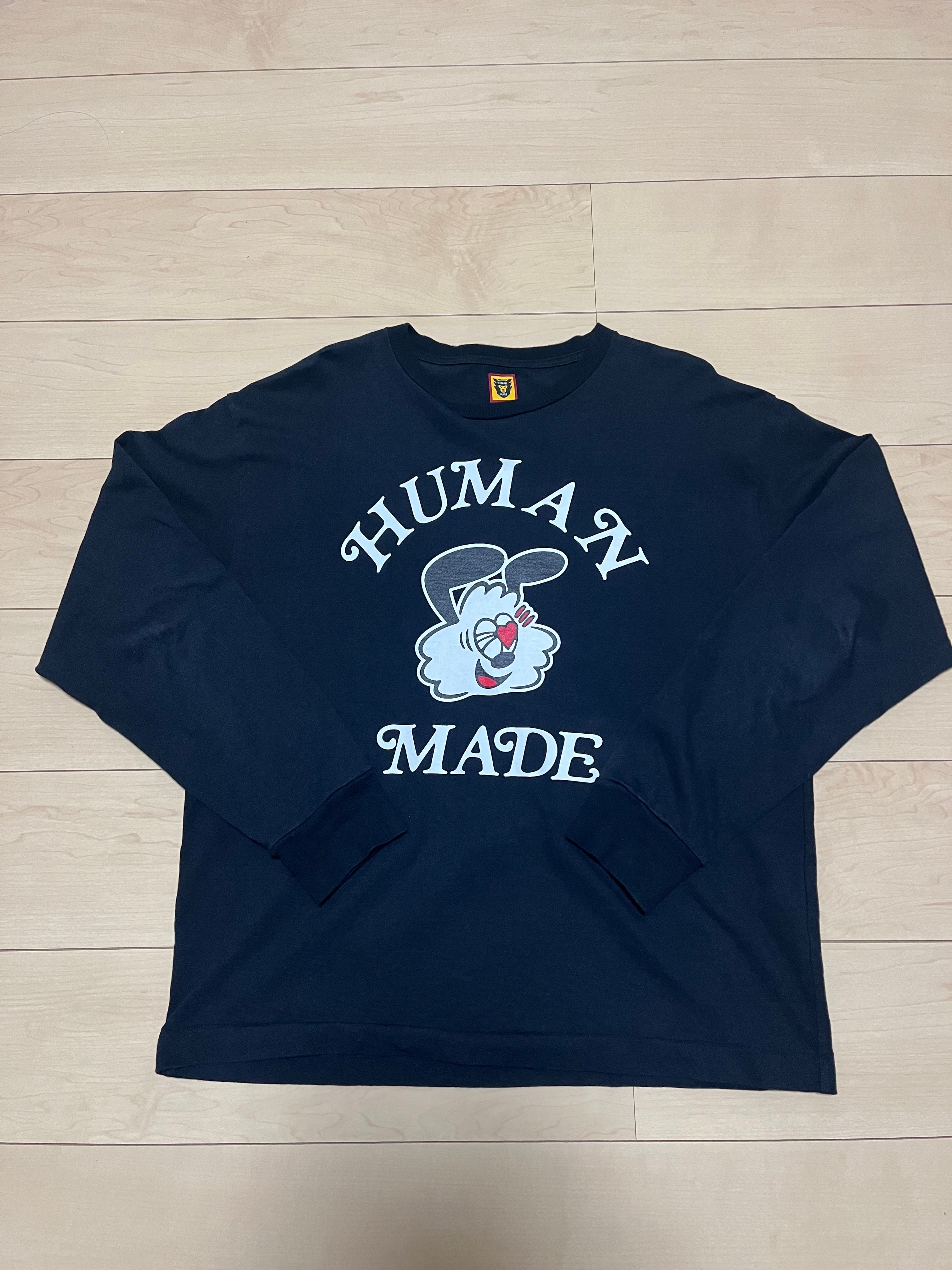 HUMAN MADE GDC White Day L/S T-shirt "Black" / VERDY