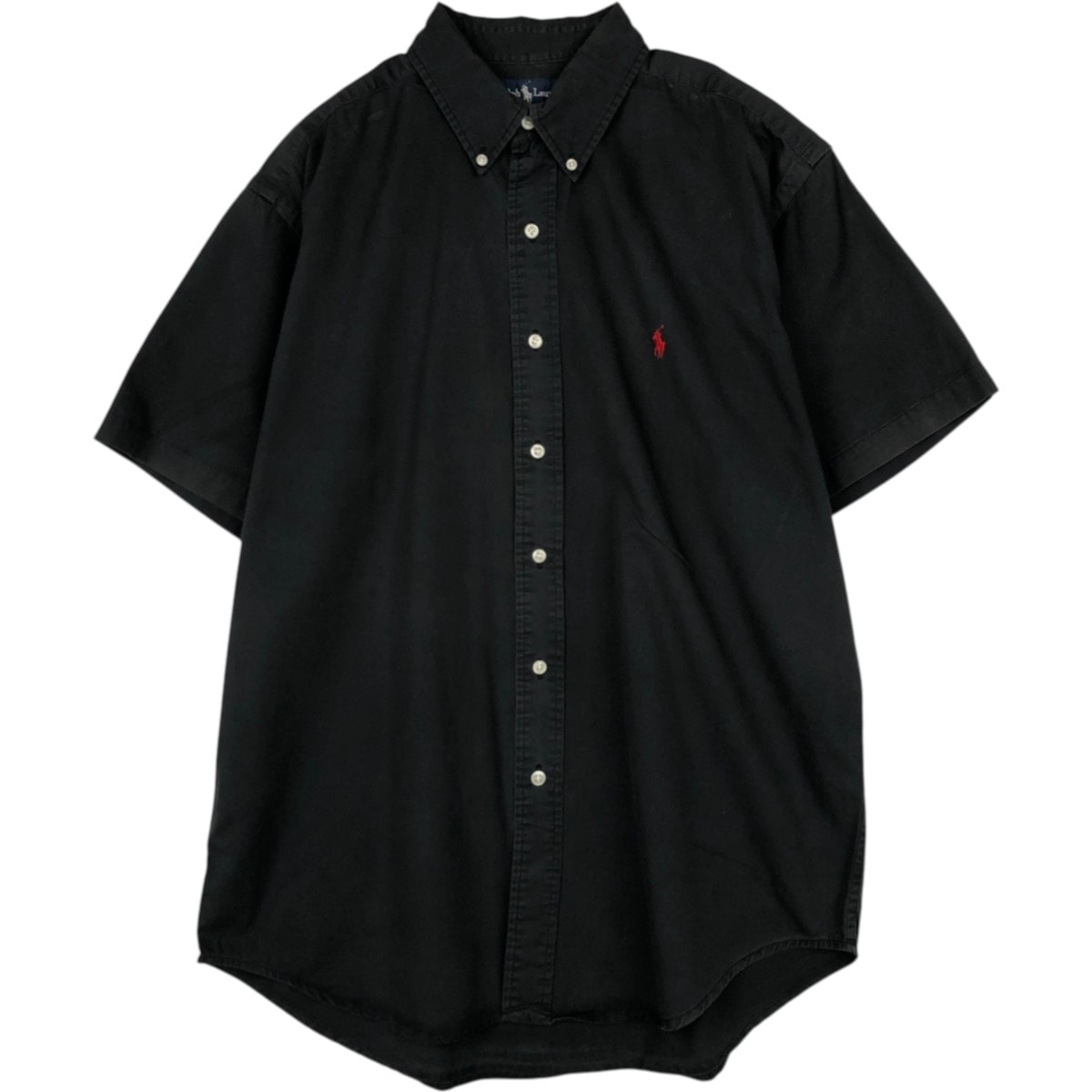 古着 ラルフローレン Ralph Lauren BLAKE 半袖 ボタンダウンシャツ メンズXL相当/eaa674501