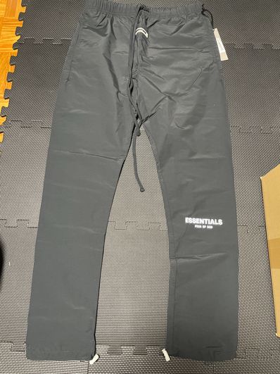 FEAR OF GOD ESSENTIALS Nylon Track Pants "Black"