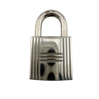 エルメス HERMES その他アクセサリー カデナ 102 パドロック 南京錠 ブランド ネックレス チャーム バッグチャーム 鍵なし シルバー