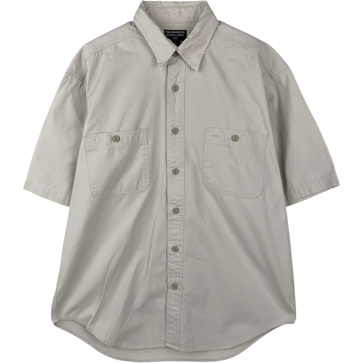 古着 ラルフローレン Ralph Lauren POLO JEANS COMPANY 半袖 コットンシャツ メンズM相当/eaa665086