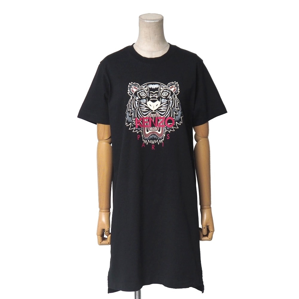 ■美品■KENZO ケンゾー ワンピース サイズS タイガーロゴ ミニ ブランド古着【中古】20260316/RA8435