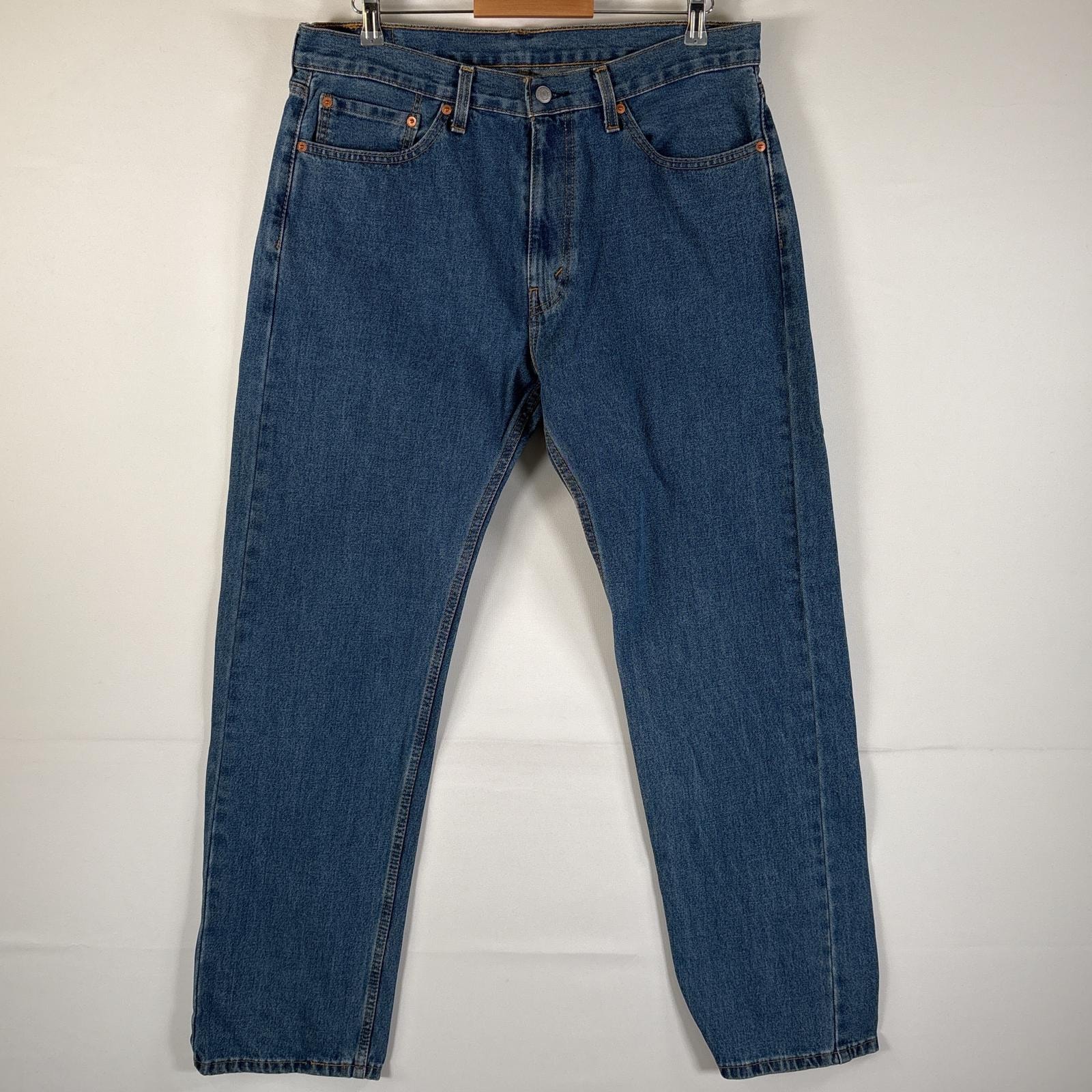古着 リーバイス Levi's デニムパンツ 505 ブルーデニム ジーンズ ジーパン ストレート 大きいサイズ コインポケット w36 L32 インディゴブルー メンズ
